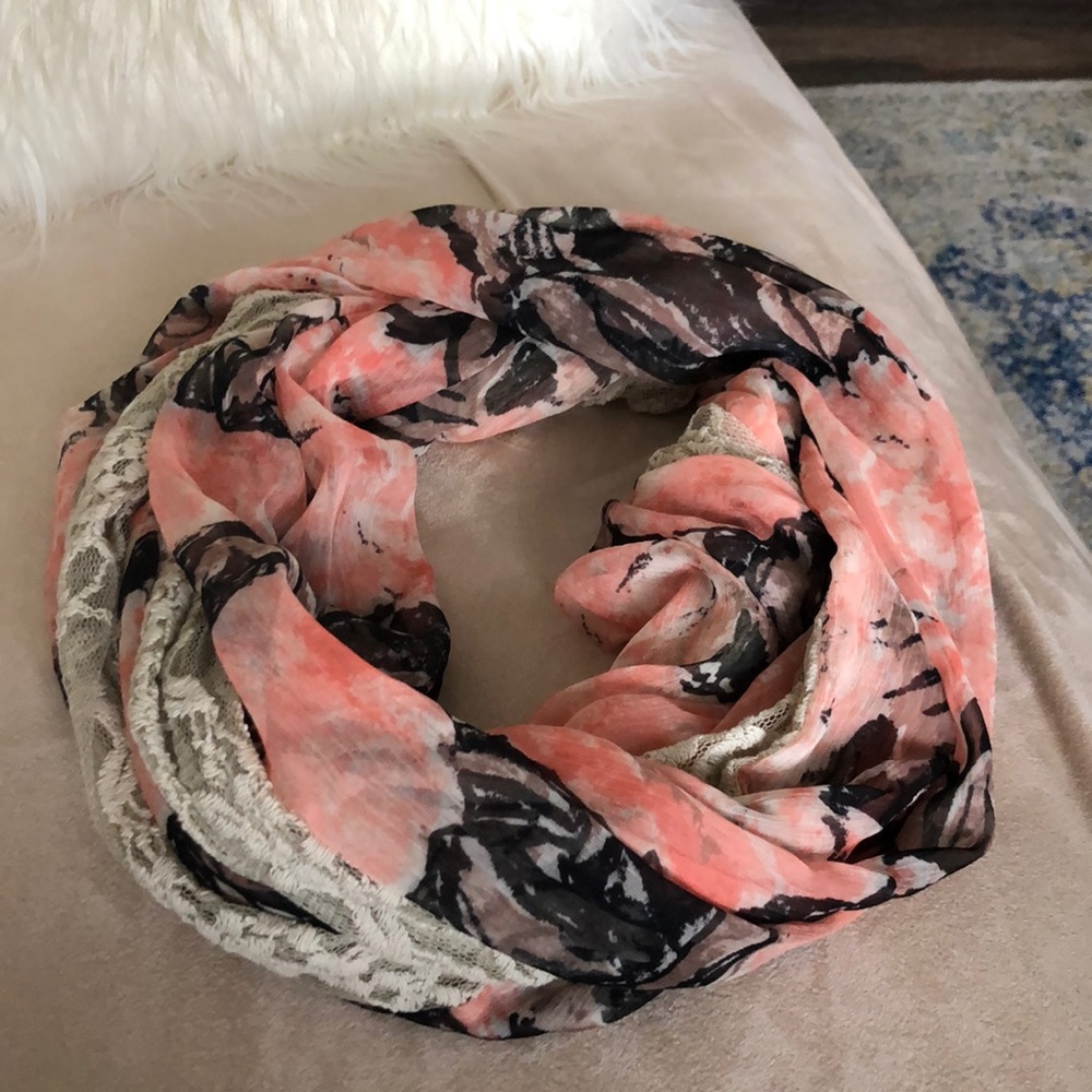 Nordstrom Hinge Paisley Lace Scarf